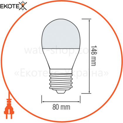 Cветодиодная лампа А60 SMD LED 18W 4200K E27 1600Lm 175-250V/10/100