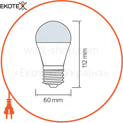 Лампа диммеруемая А60 SMD LED 10W 4200K E27 900Lm 220-240V/10/100