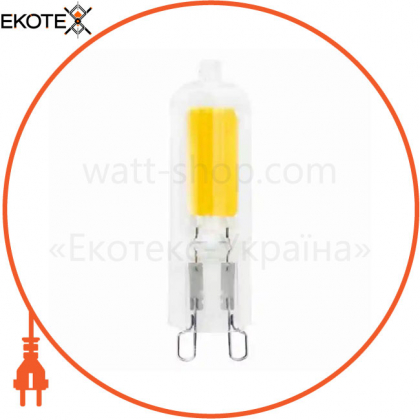 Лампа G9 COB LED 3W 6400K 300Lm 220-240V скло/25/200