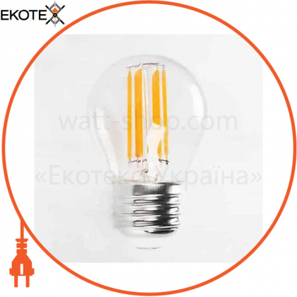 Лампа филамент LED 4W шарик Е27 4200K 450Lm 220-240V/100