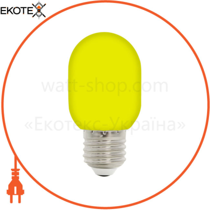 Лампа SMD LED 2W  E27 25Lm 220-240V жовта/1/200