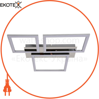 Люстра LED 40W 4000K 2400Lm 180-240V хром/1/4