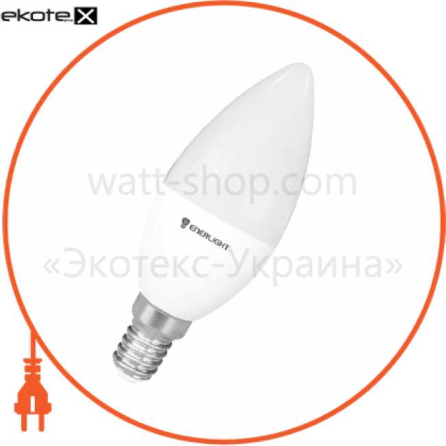 Enerlight C37E147SMDWFR лампа светодиодная enerlight с37 7вт e14 3000k