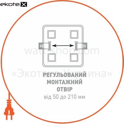 Global 1-GSP-01-1841-S светильник светодиодный global sp adjustable 18w, 4100k (square)