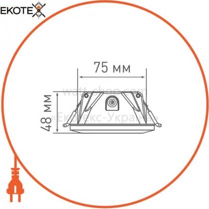 Maxus 1-MAX-01-3-SDL-12-S светильник светодиодный 3-step sdl maxus 12w 3000 / 4100k квадрат