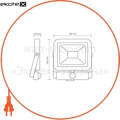 Maxus 1-MFL-01-2050s прожектор maxus fl-01 20w, 5000k sensor