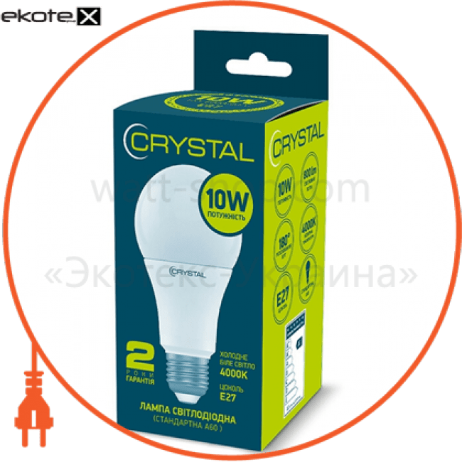 CRYSTAL A60-015 a60 10w e27 4000k gold series