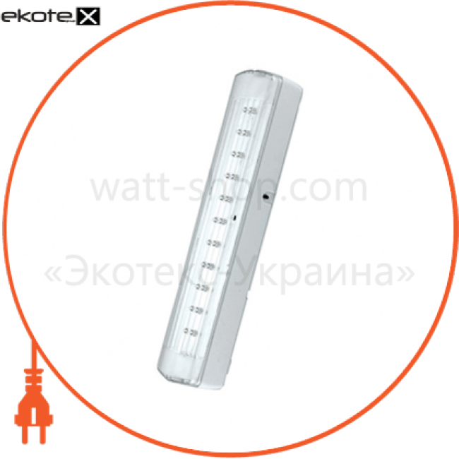 Horoz Electric 084-014-0003-010 фонарь аккумул.led 16w 410lm 220-240v 75х325мм.exit белый