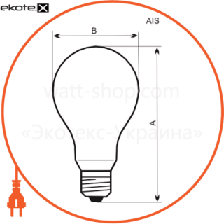 ELM 11-0002 лампа стандартная 300w e40 11-0002