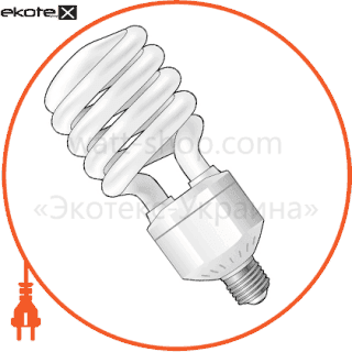 ELM 17-0075 55w e27 4000k h-spiral es-15