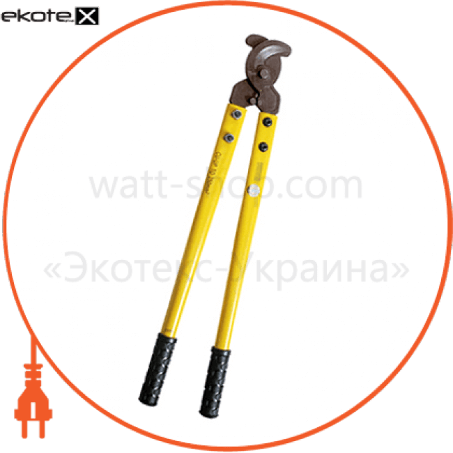 Enext t003002 инструмент e.tool.cutter.lk.500 для резки медного и алюминиевого кабеля сечением до 500 кв.мм (диаметром до 43мм)