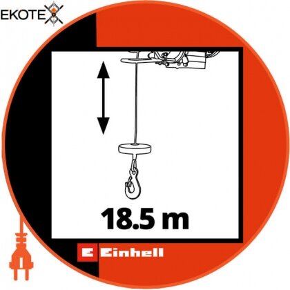 Einhell 2255145 тельфер електричний tc-eh 500-18