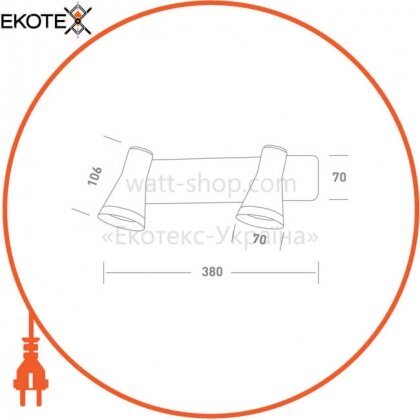 Maxus 2-MSL-20841-WB светильник светодиодный msl-02w maxus 8w 4100k черный