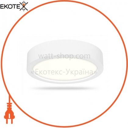 Videx 24627 led светильник круглый накладной videx 12w 5000k 220v