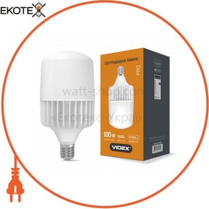 Videx 24994 led лампа videx a145 100w e40 5000k 220v 8 шт/ящ