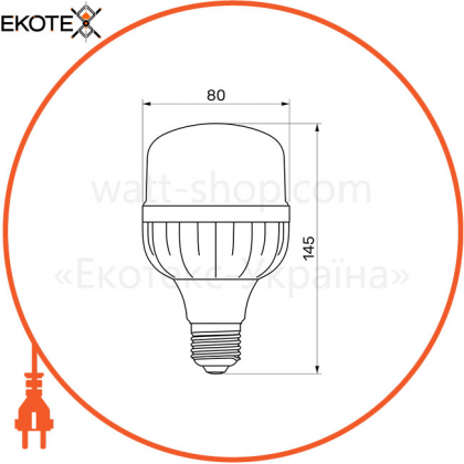 LED лампа TITANUM A80 20W E27 6500К