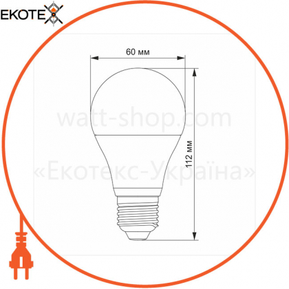 LED лампа TITANUM A60 12W E27 3000K