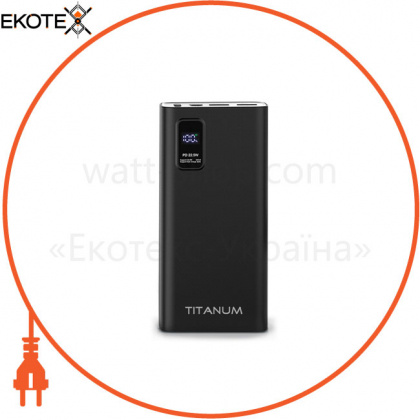 Повербанк TITANUM 727S 20000mAh 22.5W Black