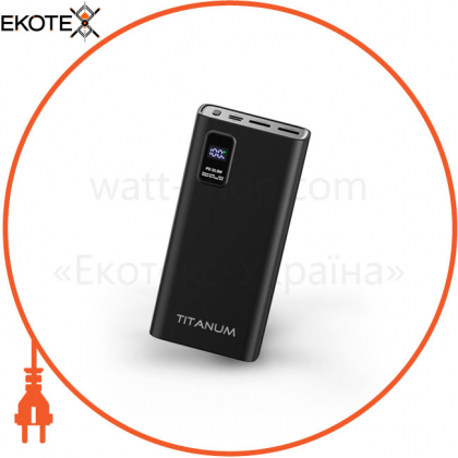 Повербанк TITANUM 727S 20000mAh 22.5W Black