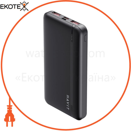 Повербанк HAVIT HV-PB90 Black 10000mAh (PD20W+QC3.0)