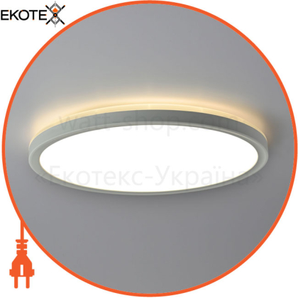 LED світильник з декоративною підсвіткою круглий VIDEX DL3R 18W 4000K Білий