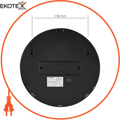 LED світильник автономний настінний IP54 VIDEX VL-BHSO-002-S 500Lm 5000K