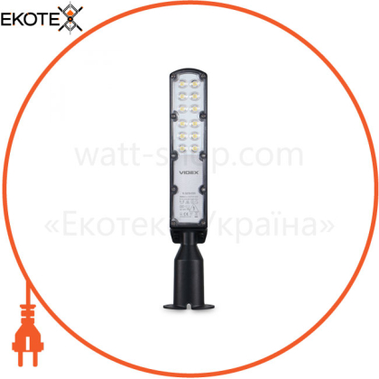 LED фонарь уличный VIDEX IP65 SLE18 30W 3000Lm 5000K 220V