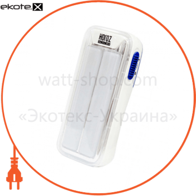 Horoz Electric 084-023-0010-010 фонарь аккумул.led 10w 430lm 220-240v 58х135мм. настольный белый