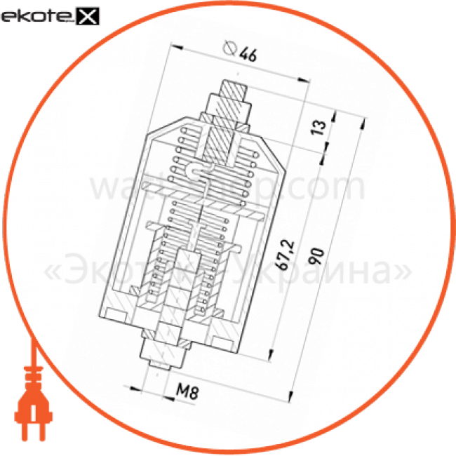 Enext PZ-M1 500/10 ограничитель перенапряжения pz-m1 500/10