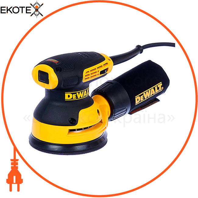 Шліфмашина ексцентрикова мережева DeWALT DWE6423