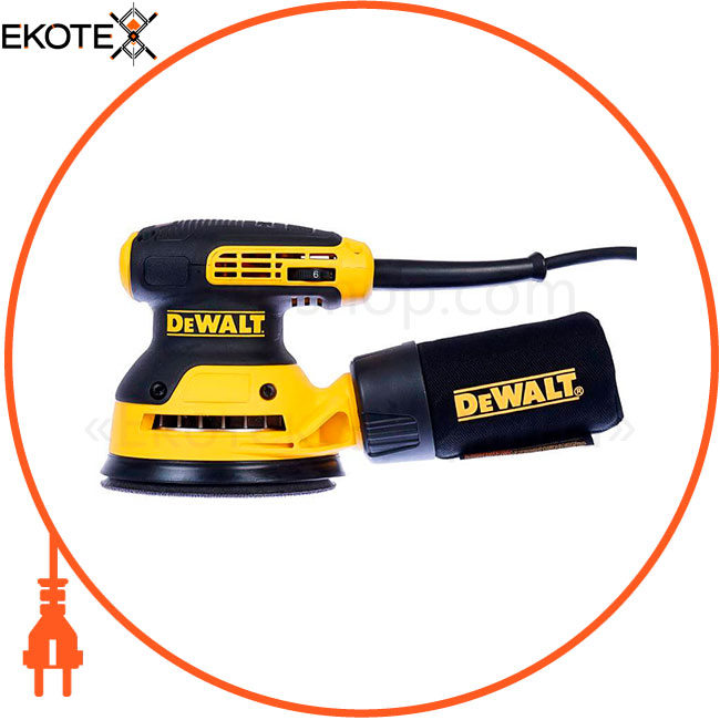 Шлифмашина эксцентриковая сетевая DeWALT DWE6423