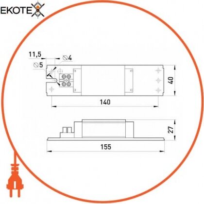 Enext l010016 балласт электромагнитный e.ballast.magnetic.230.30