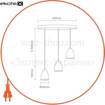 Global 3-GPL-12141-CB светильник светодиодный gpl-01c global 21w 4100k черный