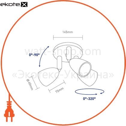 Global 3-GSL-11241-CB светильник светодиодный gsl-01c global 12w 4100k черный