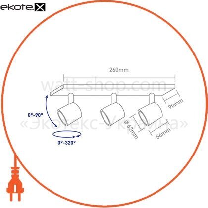 Global 3-GSL-21241-SB светильник светодиодный gsl-02s global 12w 4100k черный