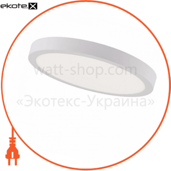 Horoz Electric 016-025-00282 светильник накладной. круг, корпус металл d-300mm ip 20 smd led 28w 4200к 1960lm, цвет - белый (220-240v)