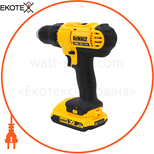 Дрель-шуруповерт аккумуляторная DeWALT DCD771D2