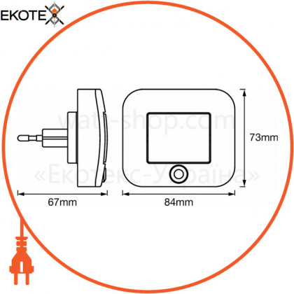 Ночник LEDVANCE LED LUNETTA HALL SENSOR з датчиком руху та освітленості (4058075266780)