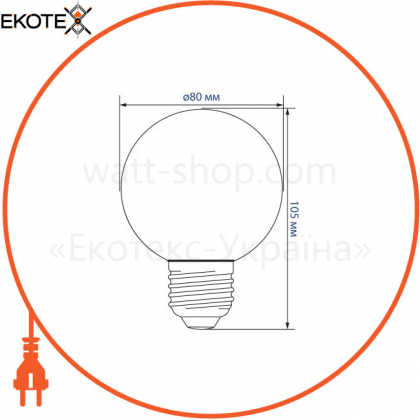 Світлодіодна лампа Feron LB-381 1W E27 Светодиодная лампа Feron LB-381 1W E27 RGB