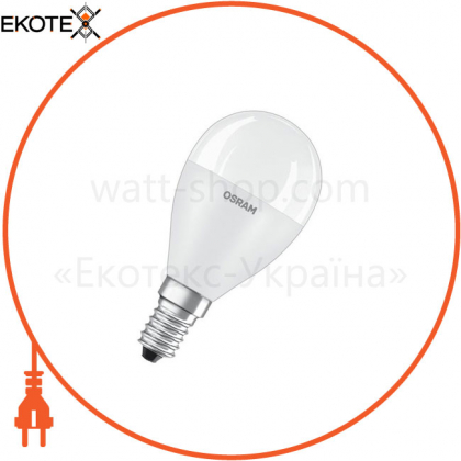 LED VALUE CL P60 6,5W/830 230V FR E14 10X1 OSRAM w.o. CE