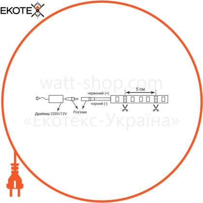 Светодиодная лента Feron SANAN LS603 60SMD/м 12V IP20 4000К