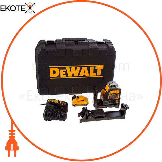 Уровень лазерный линейный DeWALT DCE0811D1R