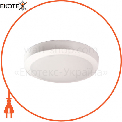 Светильник ERKA 4415 LED-B, настенно-потолочный, 15 W, 1500 lm, 6500K, круглый, белый/белый, IP 44