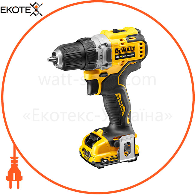 Дрель-шуруповерт аккумуляторная бесщёточная DeWALT DCD701D2