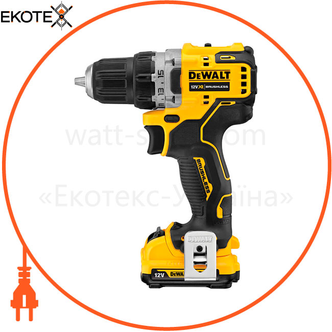 Дрель-шуруповерт аккумуляторная бесщёточная DeWALT DCD701D2