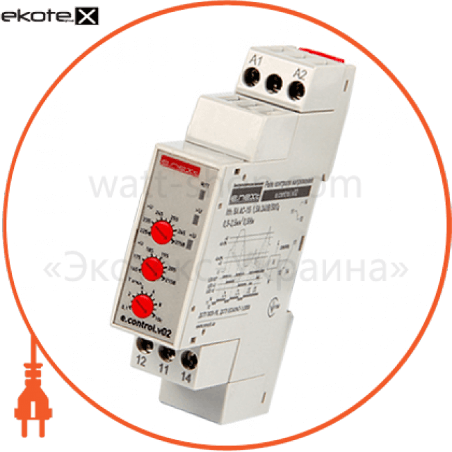 Enext p0690007 реле контроля напряжения однофазный e.control.v02