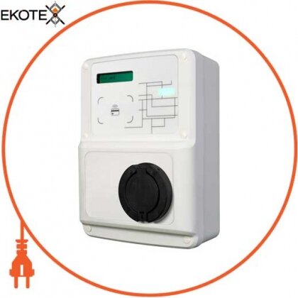 Enext 490075 станция для заряда электромобилей ccl-wbc-smart 3.7 квт 230в 16a type1 кабель 5м