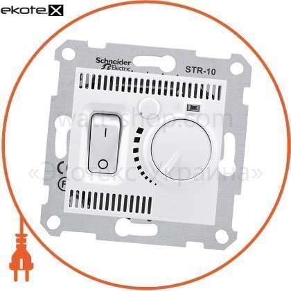 Schneider SDN6000121 sedna термостат комнатный без рамки, 10а белый