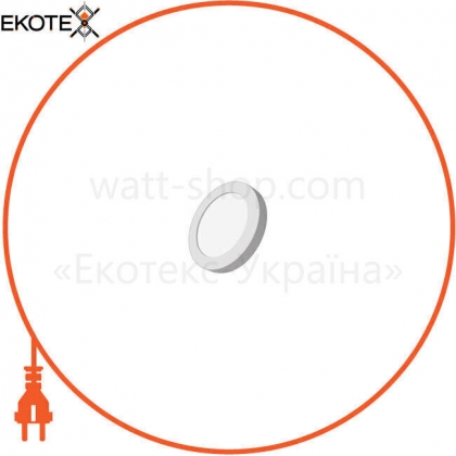 Elcor 211432 светодиодная панель lumex круглая-6вт накладная (120х40) 4000-4100k
