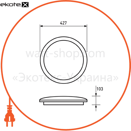 Eurolamp LED-SL-32W-N8(deco) eurolamp led светильник &quot;смарт лайт&quot; aurum 32w 3000k-6000k (6)